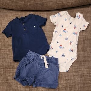 Carter's Baby Nautical-Themed Outfit Set - Size 6 months